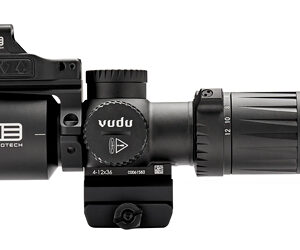 EOTECH Vudu 4-12×36 FFP MR5 MRAD Rifle Scope Package with EFLX, Black.